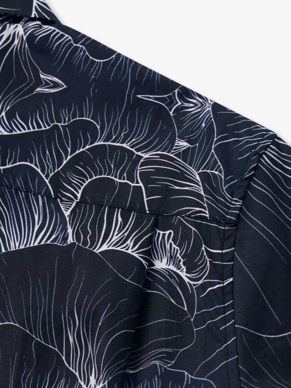 Minimalism Elegant Floral Pattern Cotton Shirt sold by Karaku product image thumbnail 5