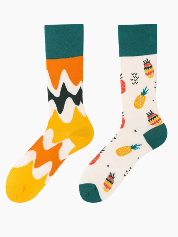 Tropical Pineapple Socks sold by Karaku