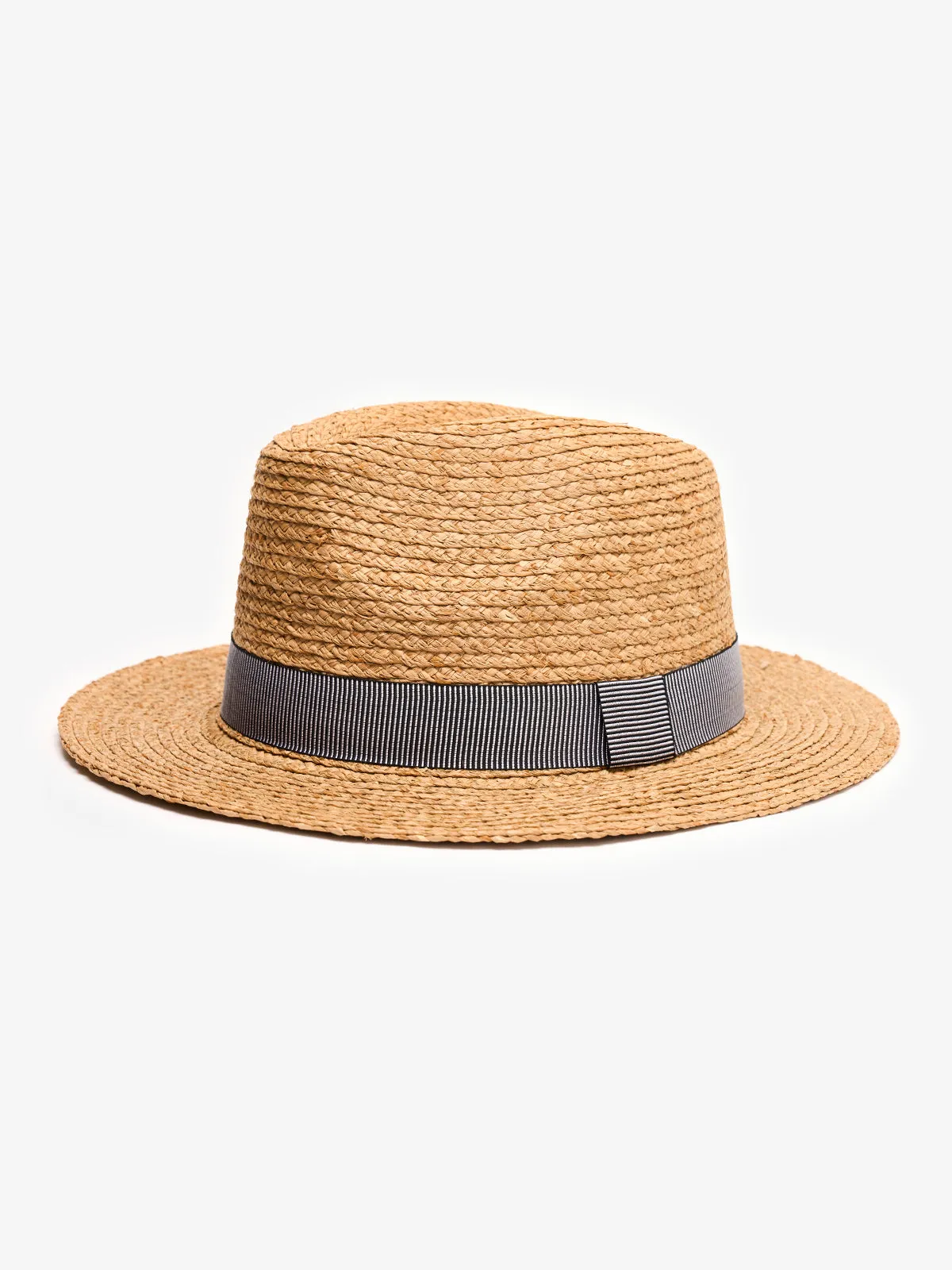 Handmade Curled Brim Jazz Straw Hat sold by Karaku product image thumbnail 3