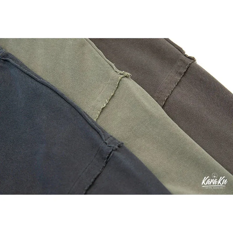 Washed Distressed Cotton T-shirt sold by Karaku product image thumbnail 4