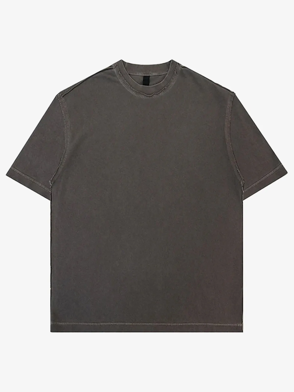 Washed Distressed Cotton T-shirt sold by Karaku