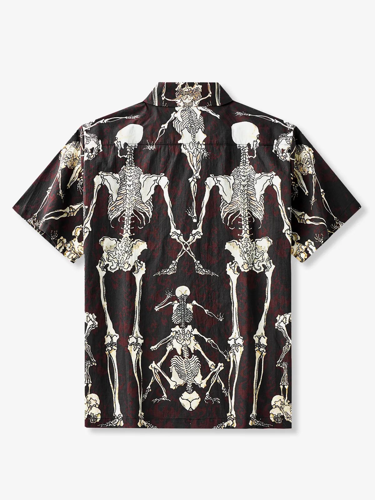 Hundreds Of Dancing Skeletons Cotton Camp Shirt sold by Karaku product image thumbnail 3