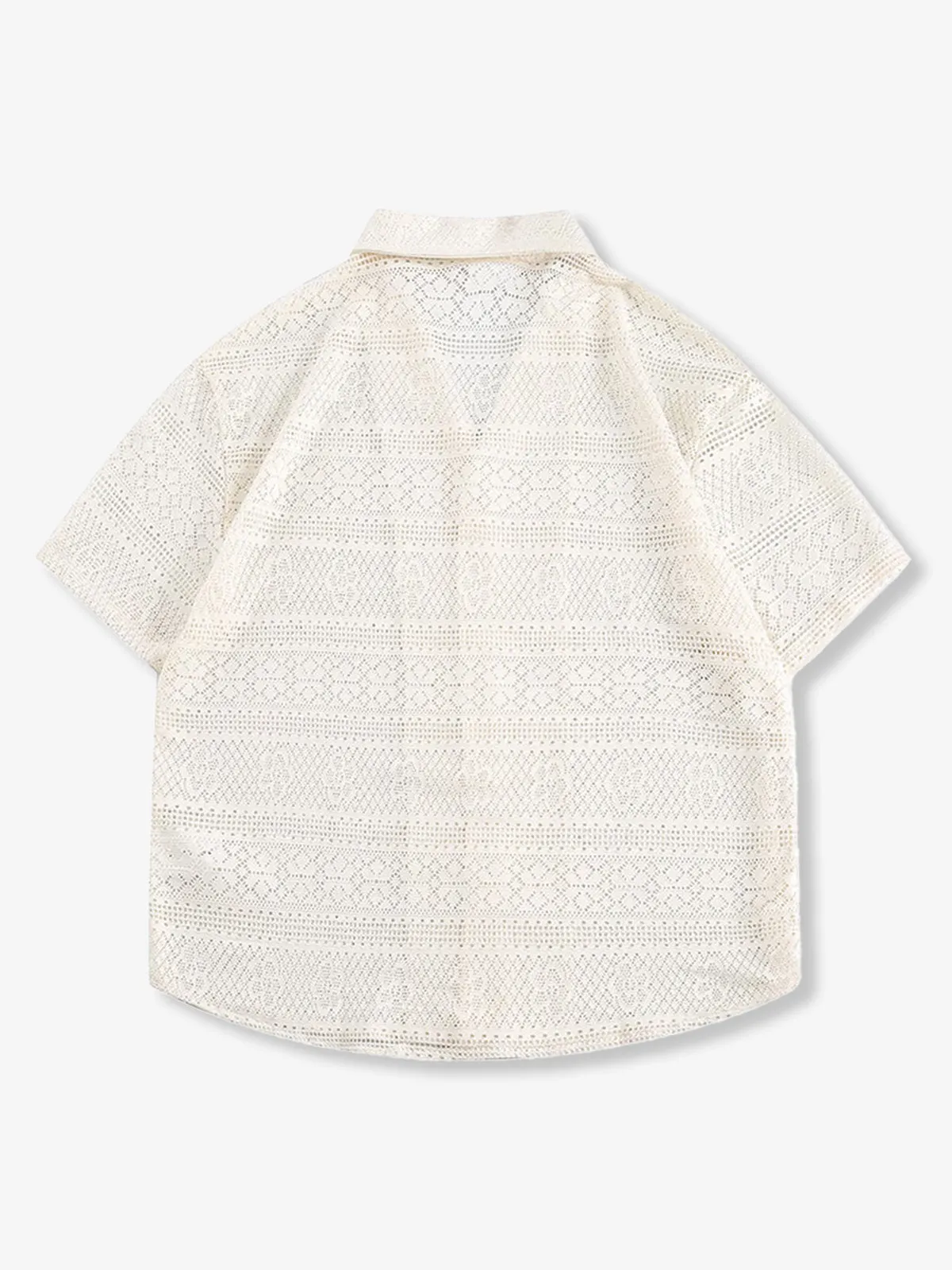 Openwork Cotton Cuban Shirt sold by Karaku product image thumbnail 4