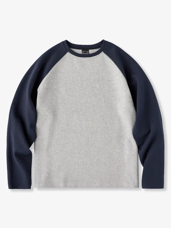 Karaku Embroidered Raglan Long Sleeve Tee made by Karaku