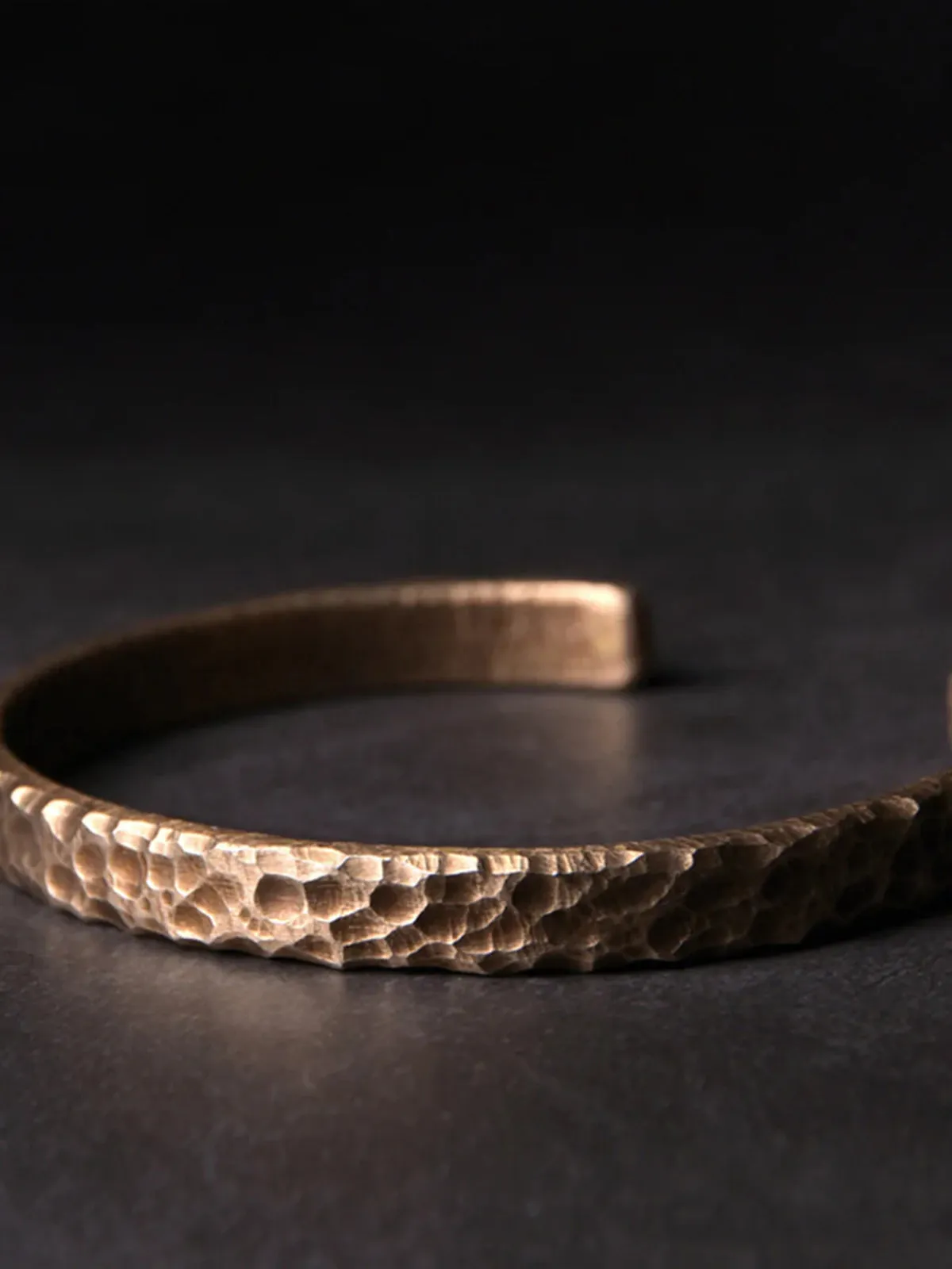 Matte & Hammered Pattern Brass Pair Bangles sold by Karaku product image thumbnail 5