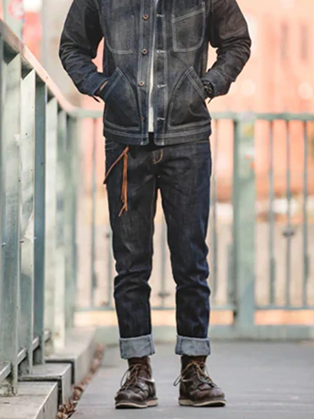 Retro American Slim Jeans sold by Karaku product image thumbnail 2