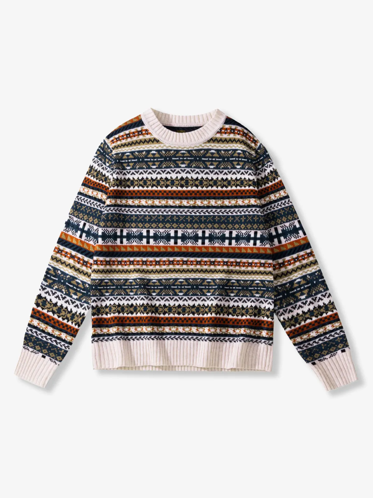 Wool-Blend Fair Isle Jacquard Knit Sweater sold by Karaku product image thumbnail 2