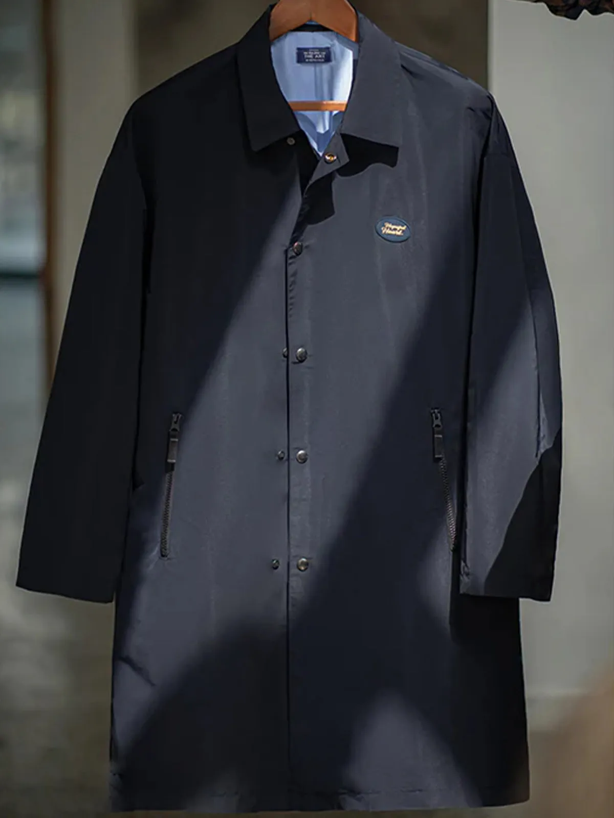 High-Performance Balmacaan Coat with Teflon Wind, Water & Stain Resistance sold by Karaku product image thumbnail 2