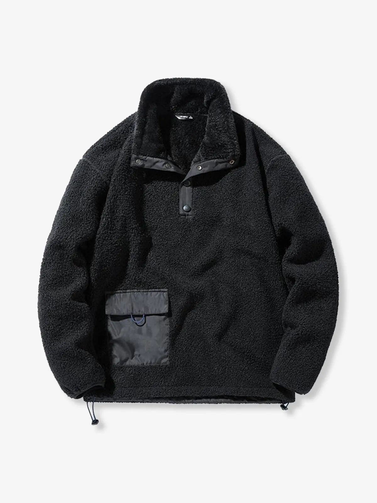 Boa Fleece Sweatshirt with Elbow Patches sold by Karaku product image thumbnail 2