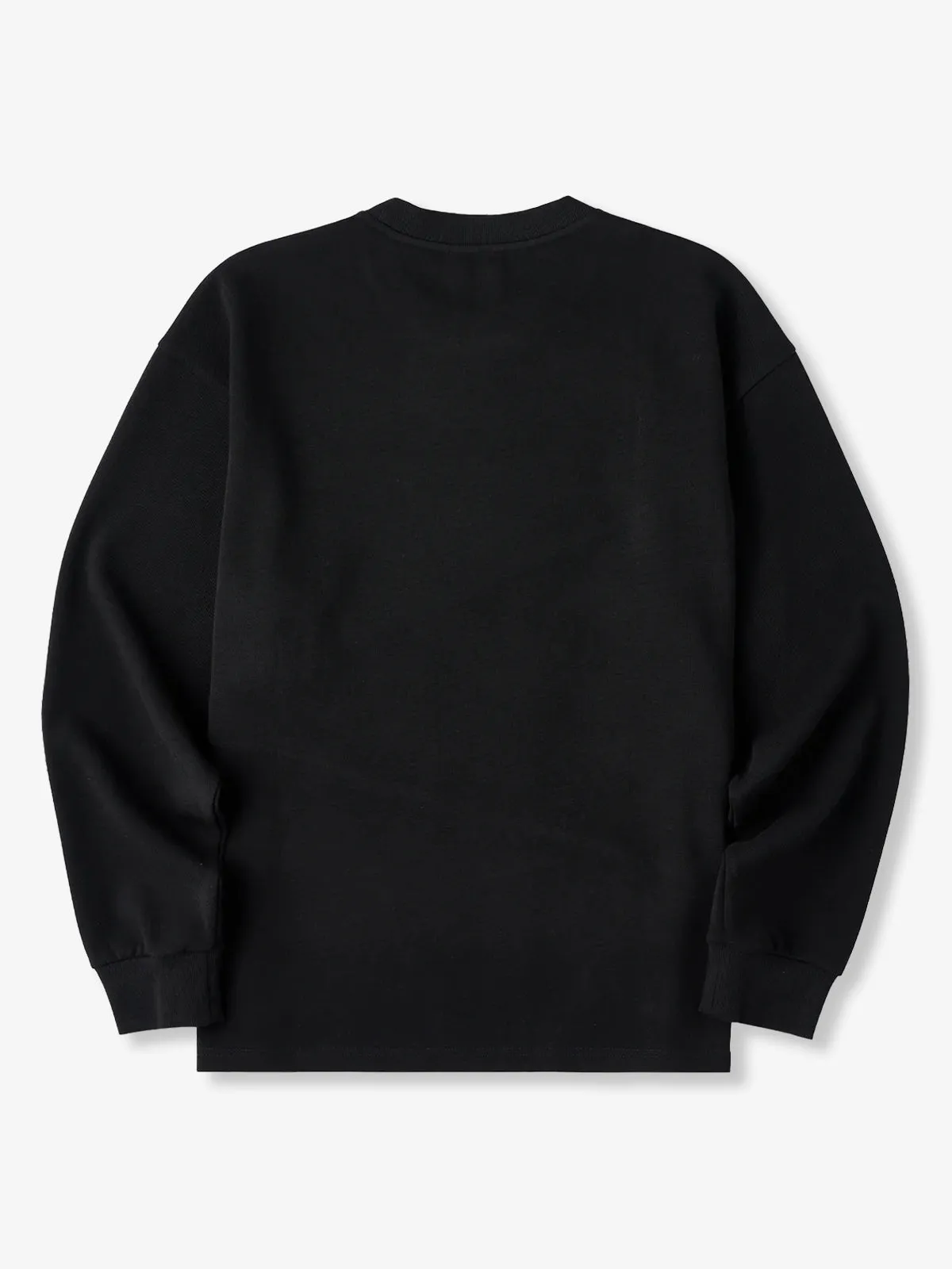 “Snow Mountain Skier” Embroidered Long Sleeve T-Shirt with Contrast Panels sold by Karaku product image thumbnail 2