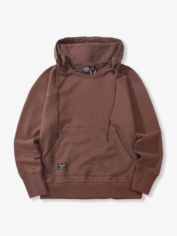 420g Heavyweight Fleece-Lined Drawstring Hoodie sold by Karaku