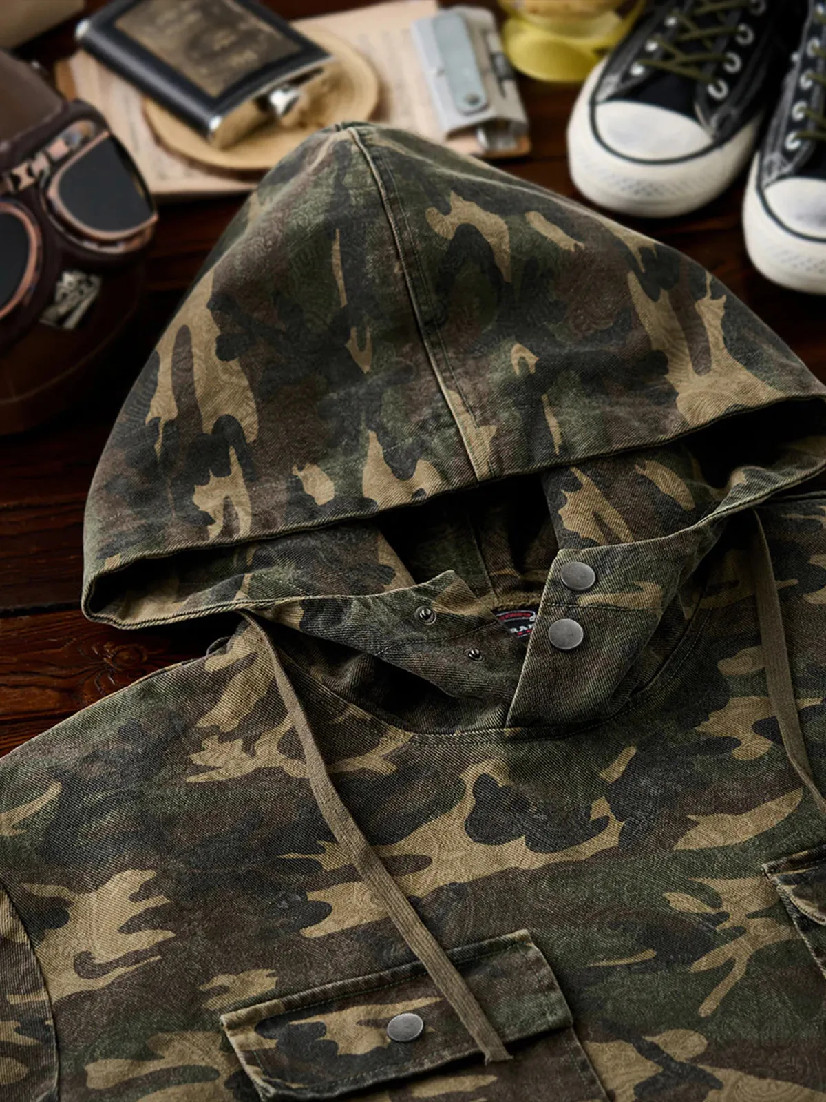 Camouflage Pattern & Paisley Pattern Mountain Parka sold by Karaku product image thumbnail 4