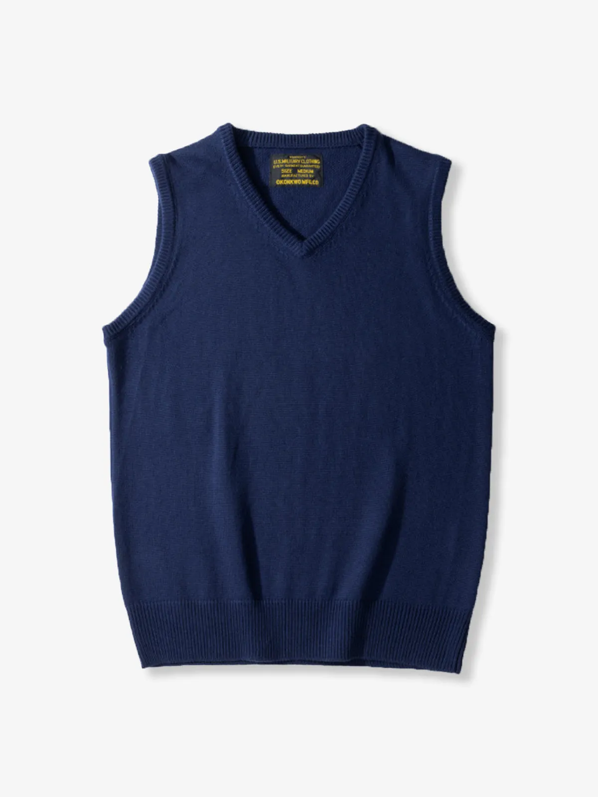 Ivy Look Wool Blend V-Neck Knit Vest sold by Karaku product image thumbnail 2