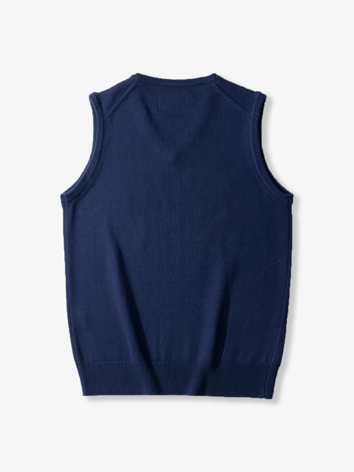 Ivy Look Wool Blend V-Neck Knit Vest sold by Karaku product image thumbnail 5