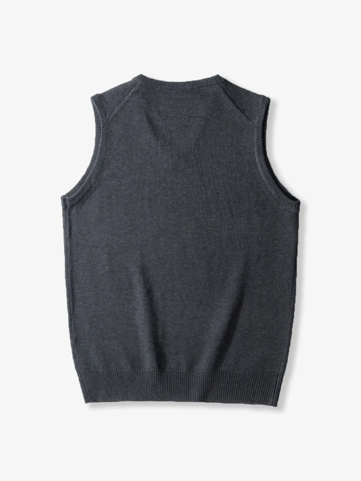 Ivy Look Wool Blend V-Neck Knit Vest sold by Karaku product image thumbnail 4
