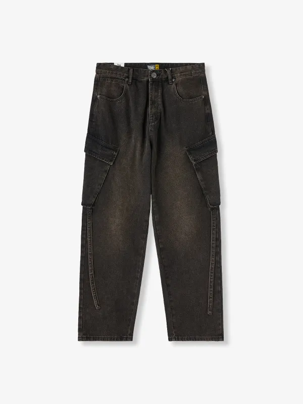 Washed Denim Pants with Side Pockets sold by Karaku