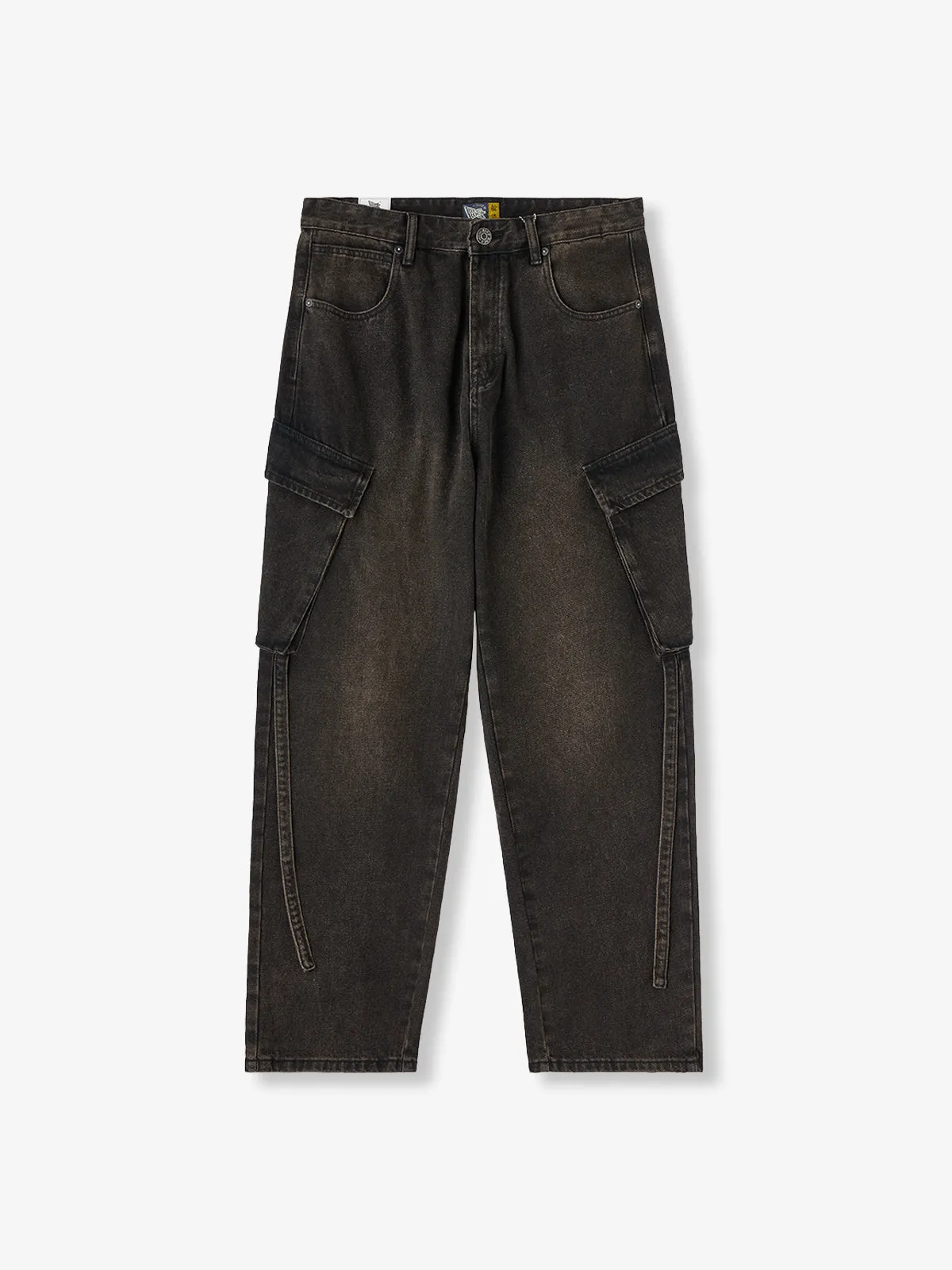 Washed Denim Pants with Side Pockets sold by Karaku
