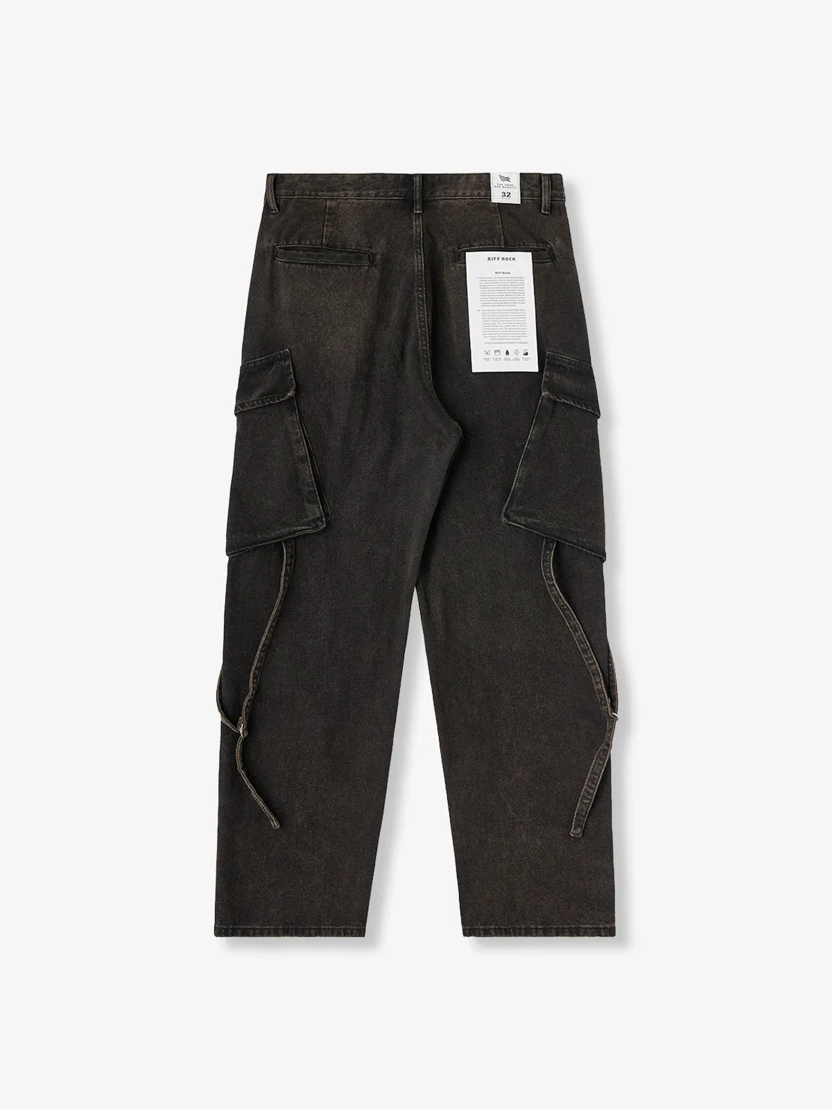 Washed Denim Pants with Side Pockets sold by Karaku product image thumbnail 2