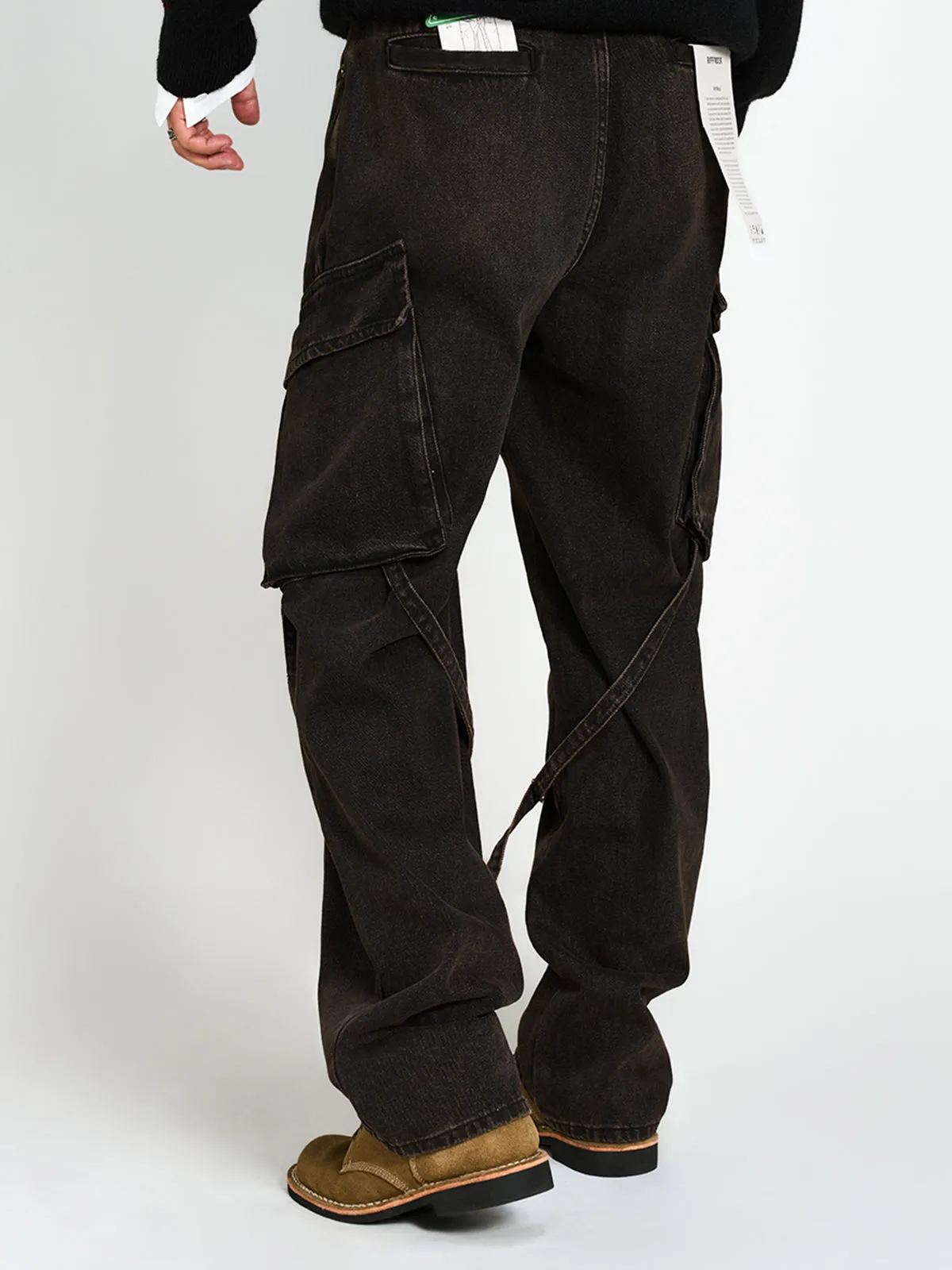 Washed Denim Pants with Side Pockets sold by Karaku product image thumbnail 5