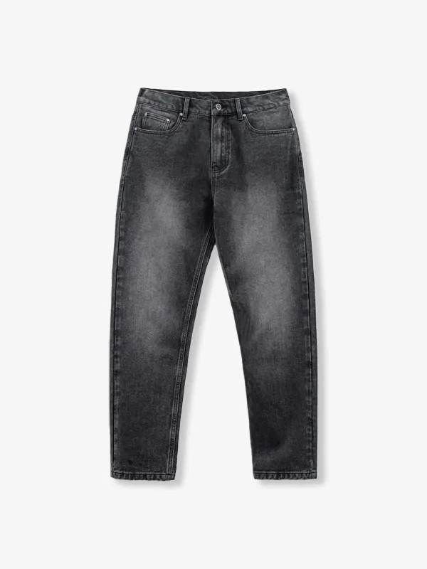 Washed Gray Tapered Denim Pants sold by Karaku