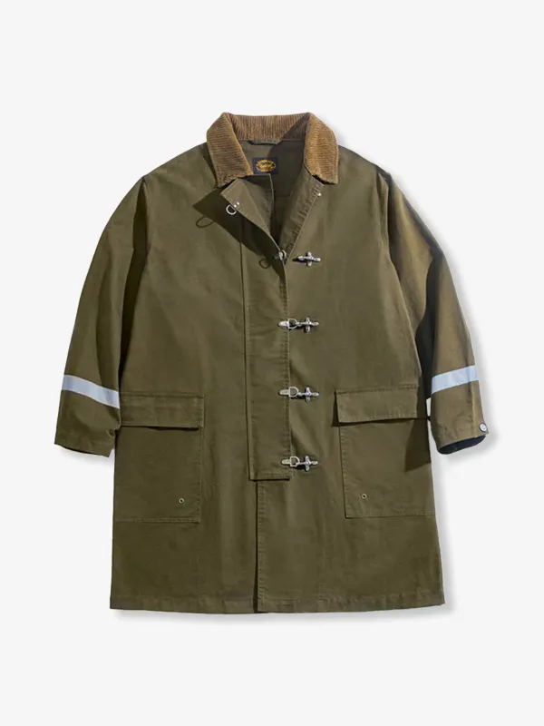 Fireman Style Work Coat sold by Karaku
