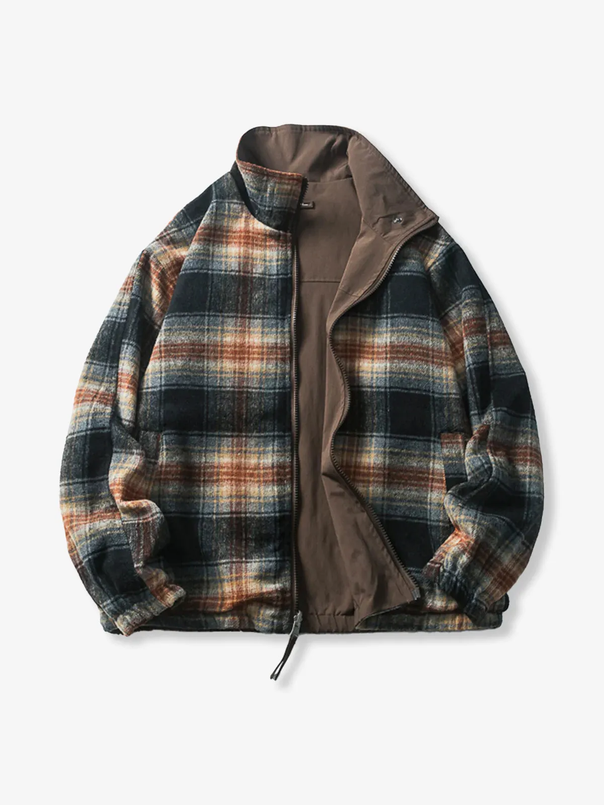 Reversible Stand-Collar Harrington Jacket sold by Karaku product image thumbnail 2