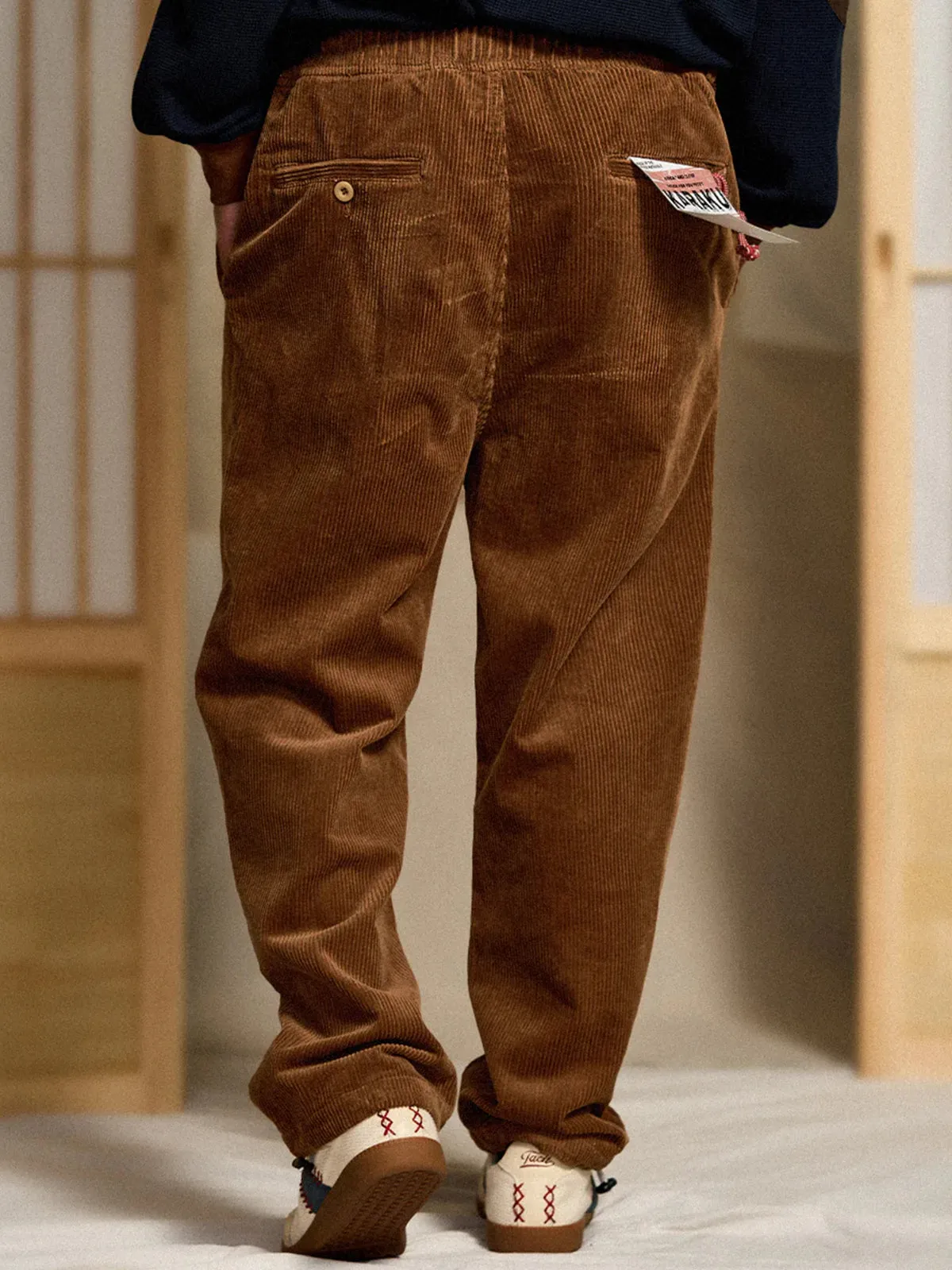 Custom Corduroy Loose-Fit Easy Pants sold by Karaku product image thumbnail 5