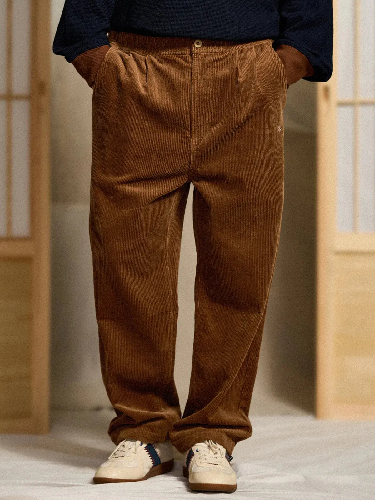 Custom Corduroy Loose-Fit Easy Pants sold by Karaku product image thumbnail 4