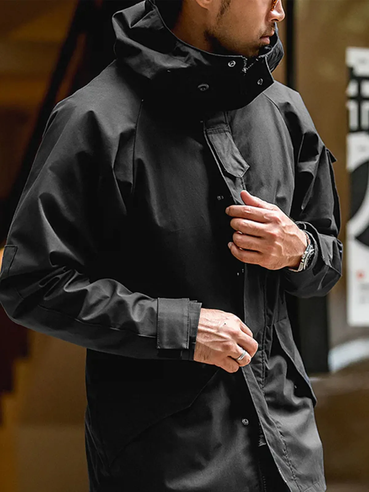 Outdoor Hooded ECWCS Functional Mountain Parka sold by Karaku product image thumbnail 4