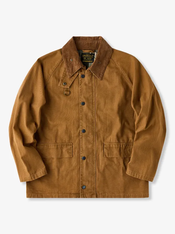 Corduroy-Collar Canvas Hunting Jacket sold by Karaku