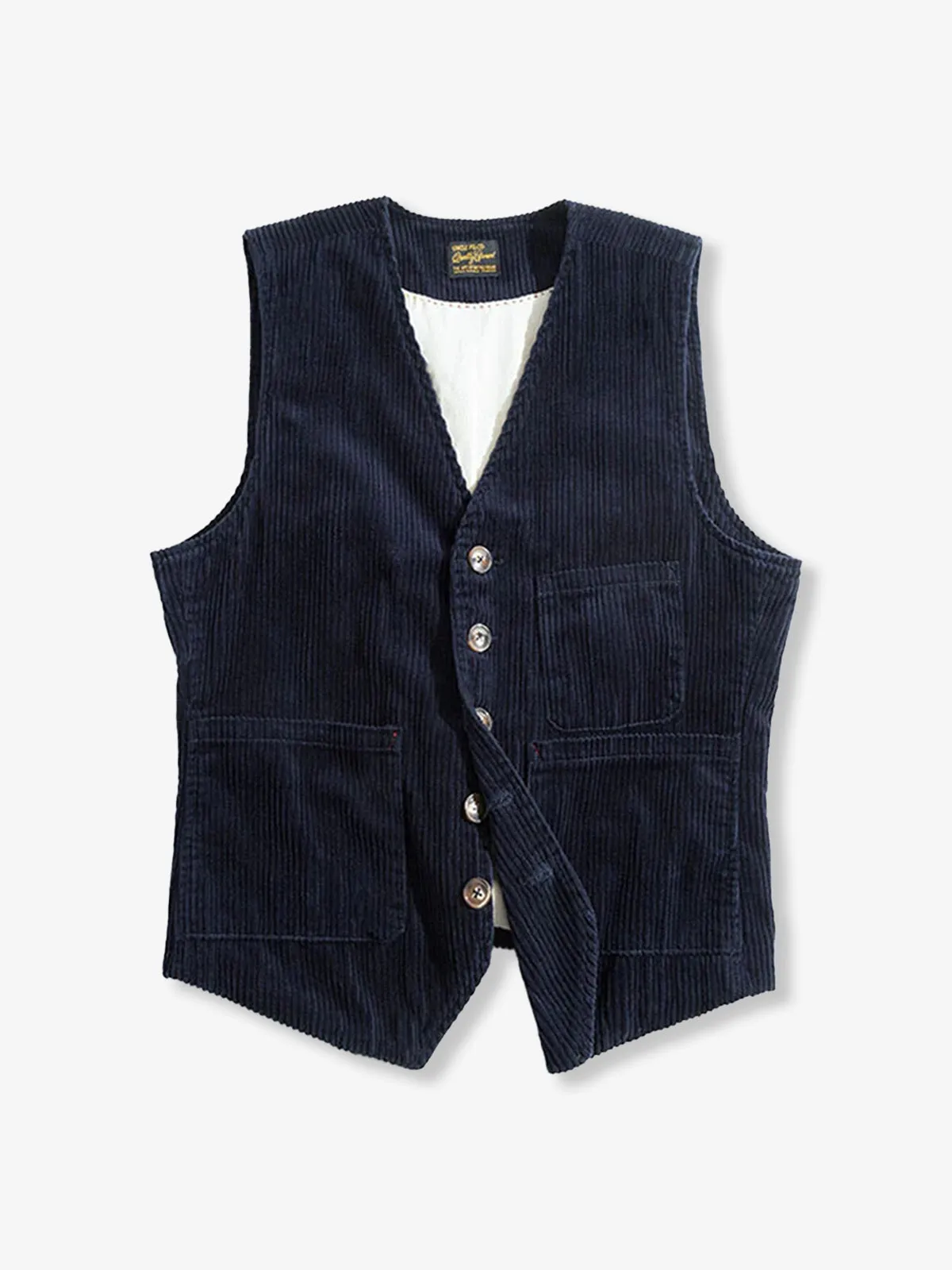 V-neck Corduroy Work Vest sold by Karaku product image thumbnail 2