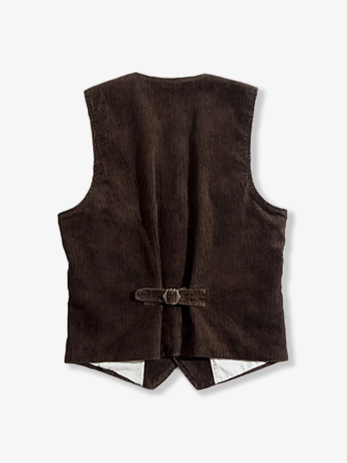 V-neck Corduroy Work Vest sold by Karaku product image thumbnail 3
