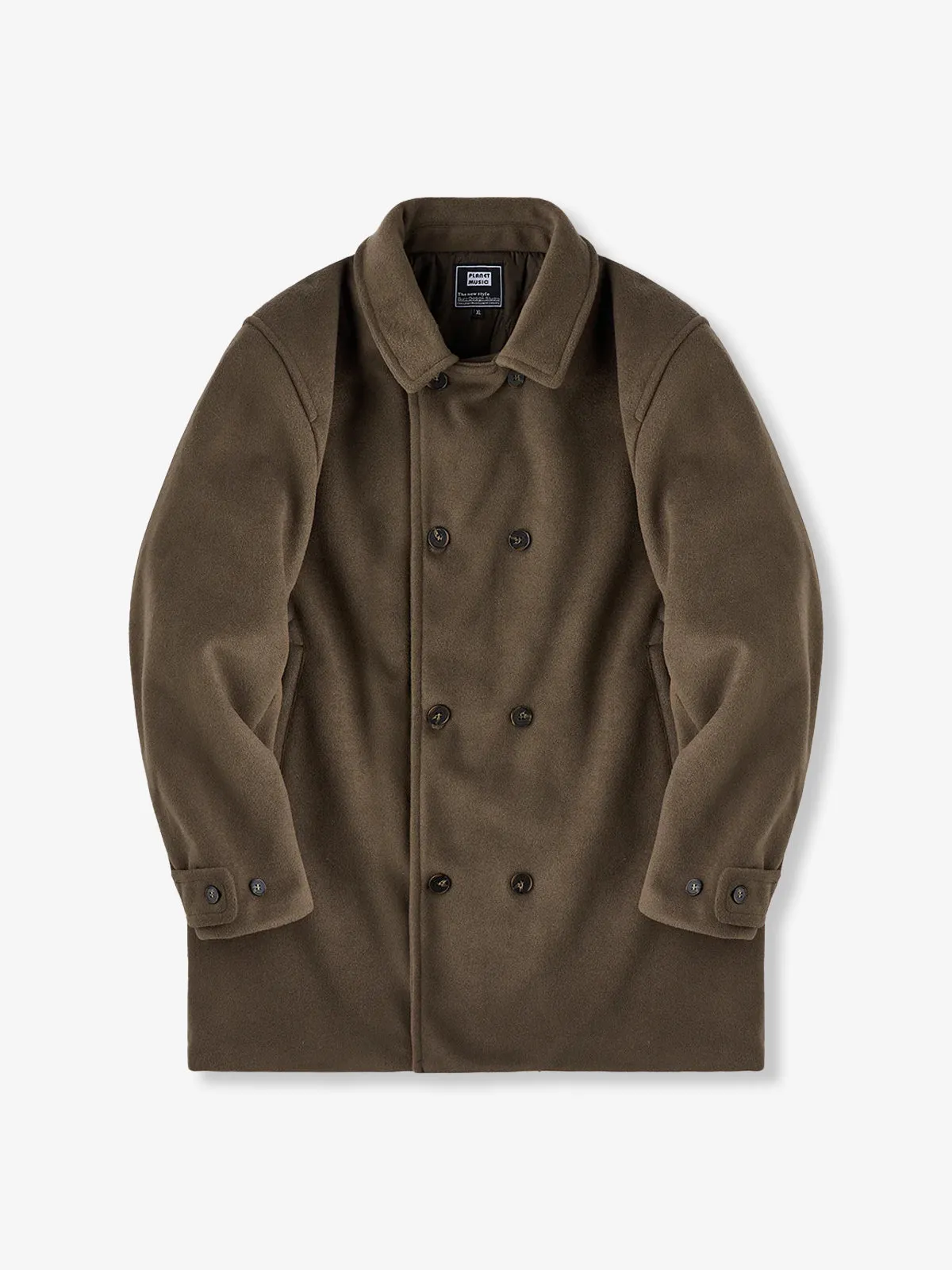 Wool Quilted Double-Breasted Coat sold by Karaku