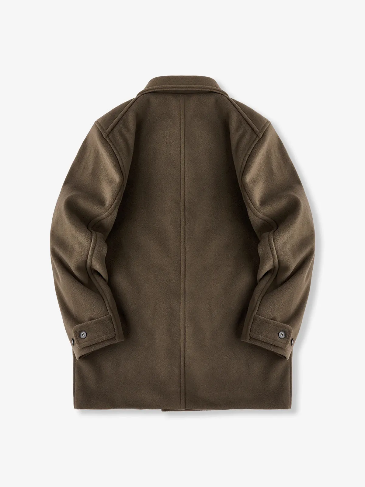 Wool Quilted Double-Breasted Coat sold by Karaku product image thumbnail 3