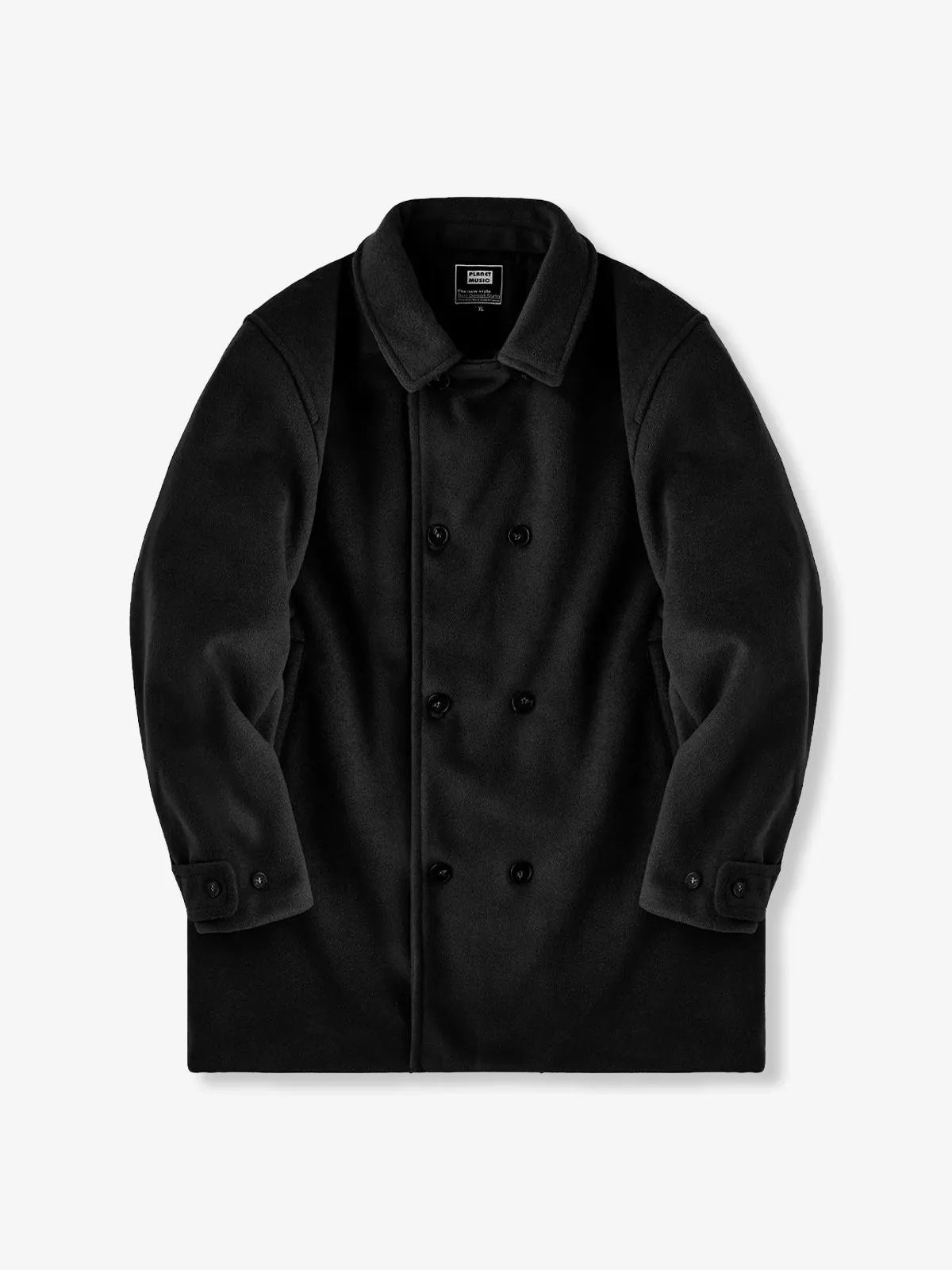 Wool Quilted Double-Breasted Coat sold by Karaku product image thumbnail 2