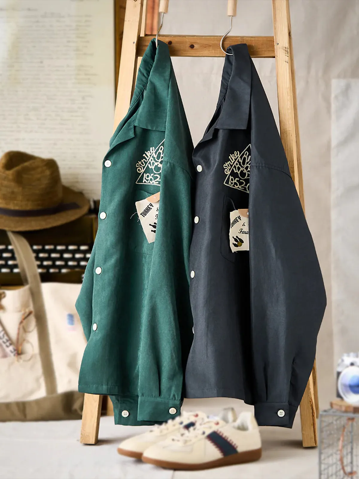 Bowling Cuban Collar Shirt sold by Karaku product image thumbnail 4