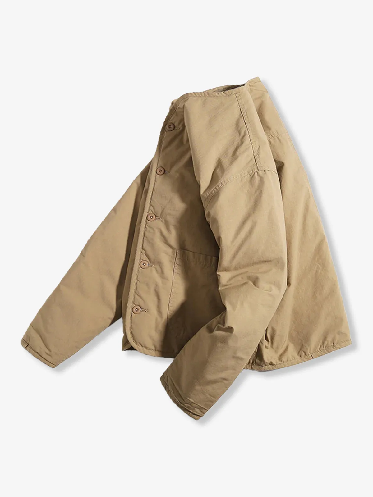 Quilted Lining Padded Jacket sold by Karaku product image thumbnail 5