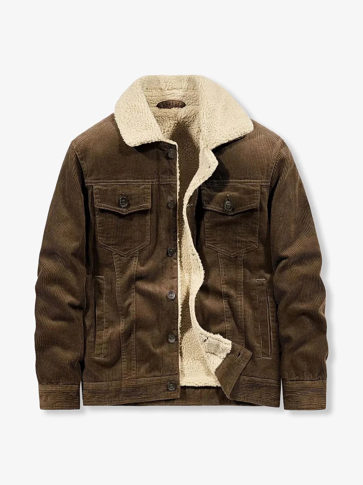 Corduroy Jacket with Boa Lining sold by Karaku product image thumbnail 2