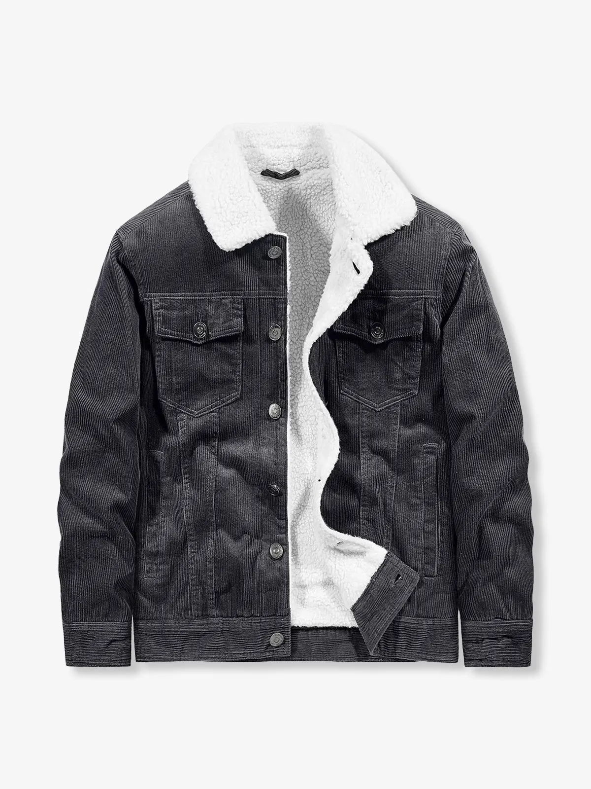 Corduroy Jacket with Boa Lining sold by Karaku product image thumbnail 3