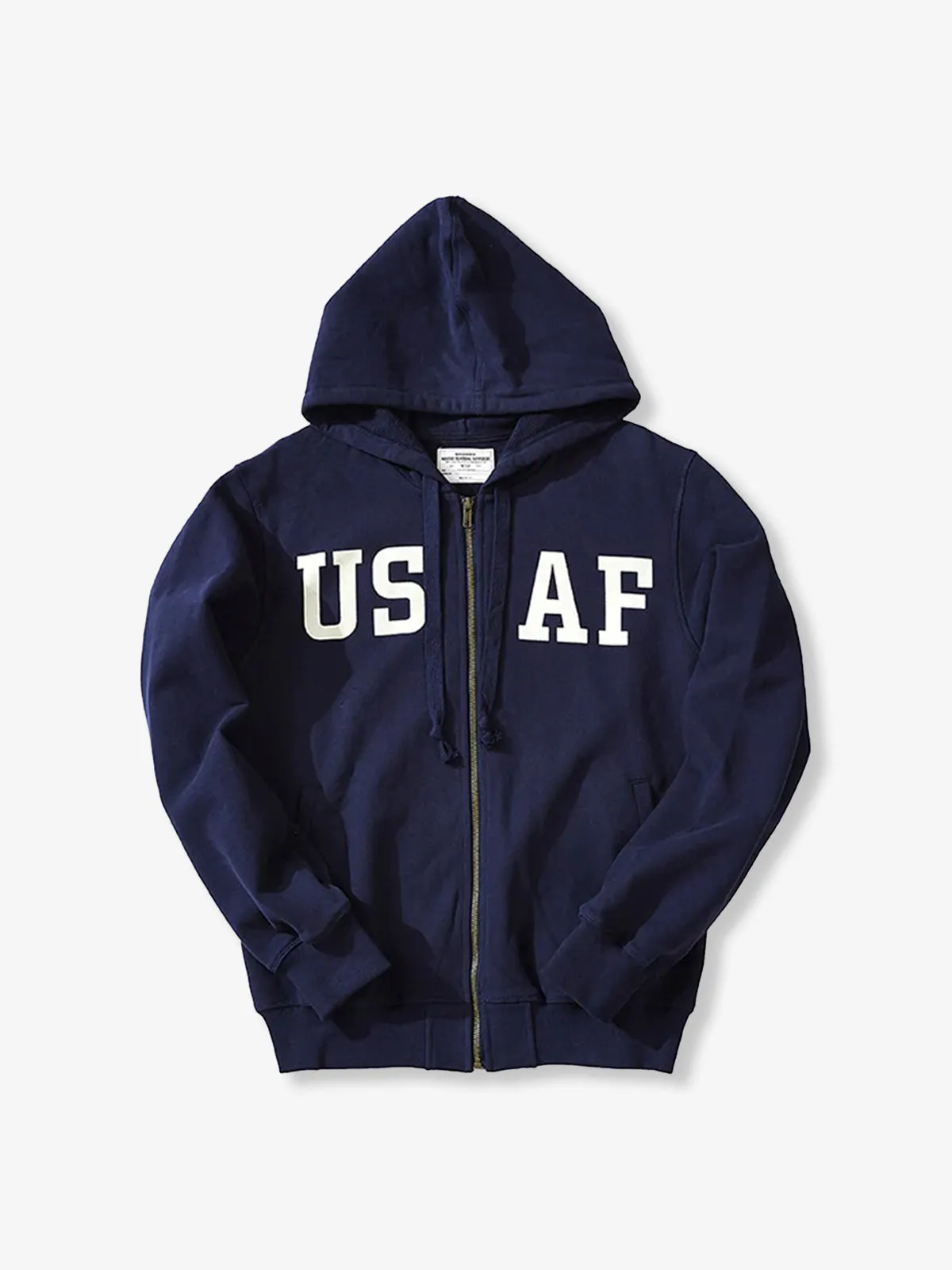 Military Print Zip-Up Hoodie sold by Karaku