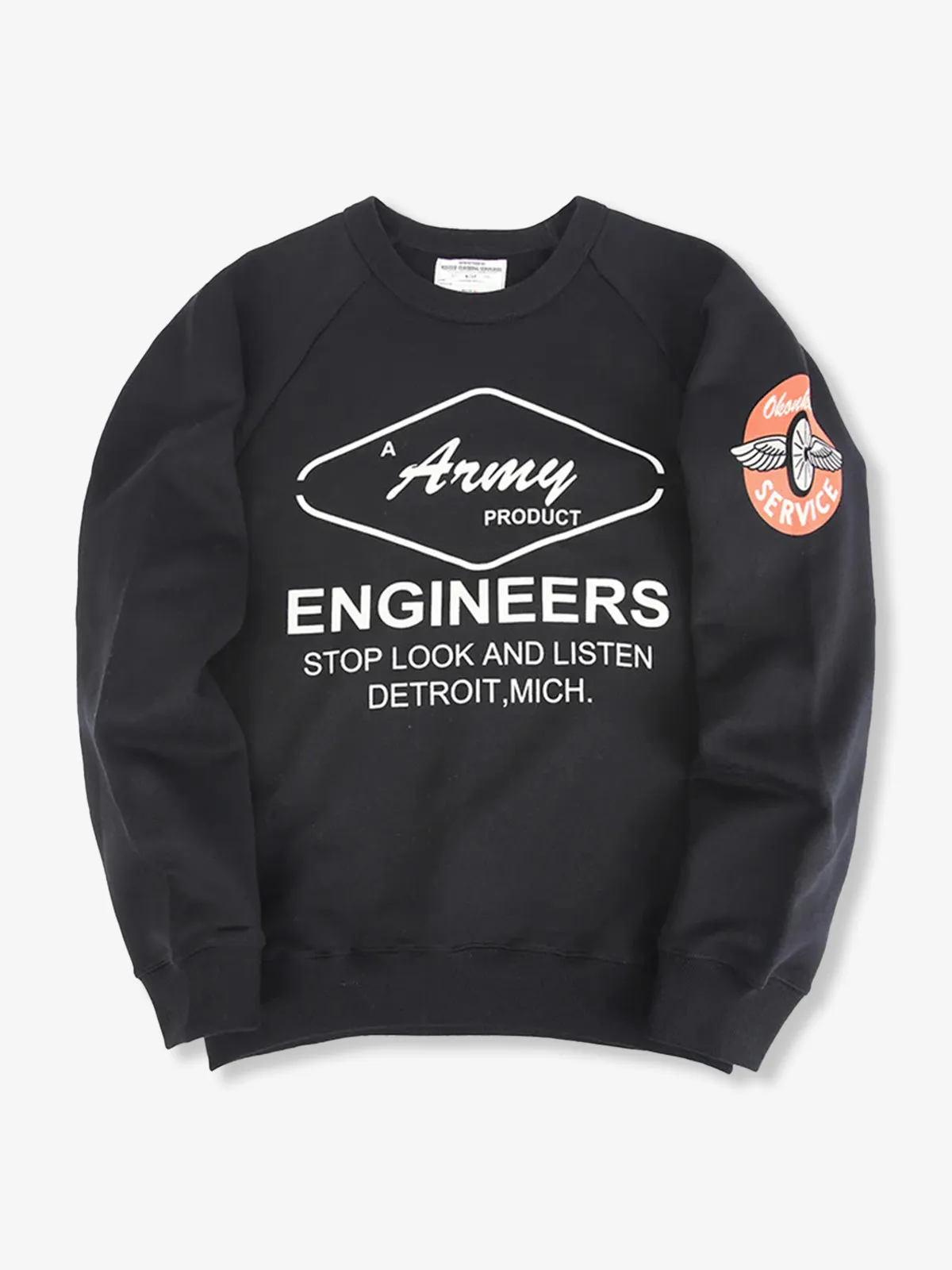 520g Heavyweight Brushed Fleece Sweatshirt sold by Karaku product image thumbnail 3