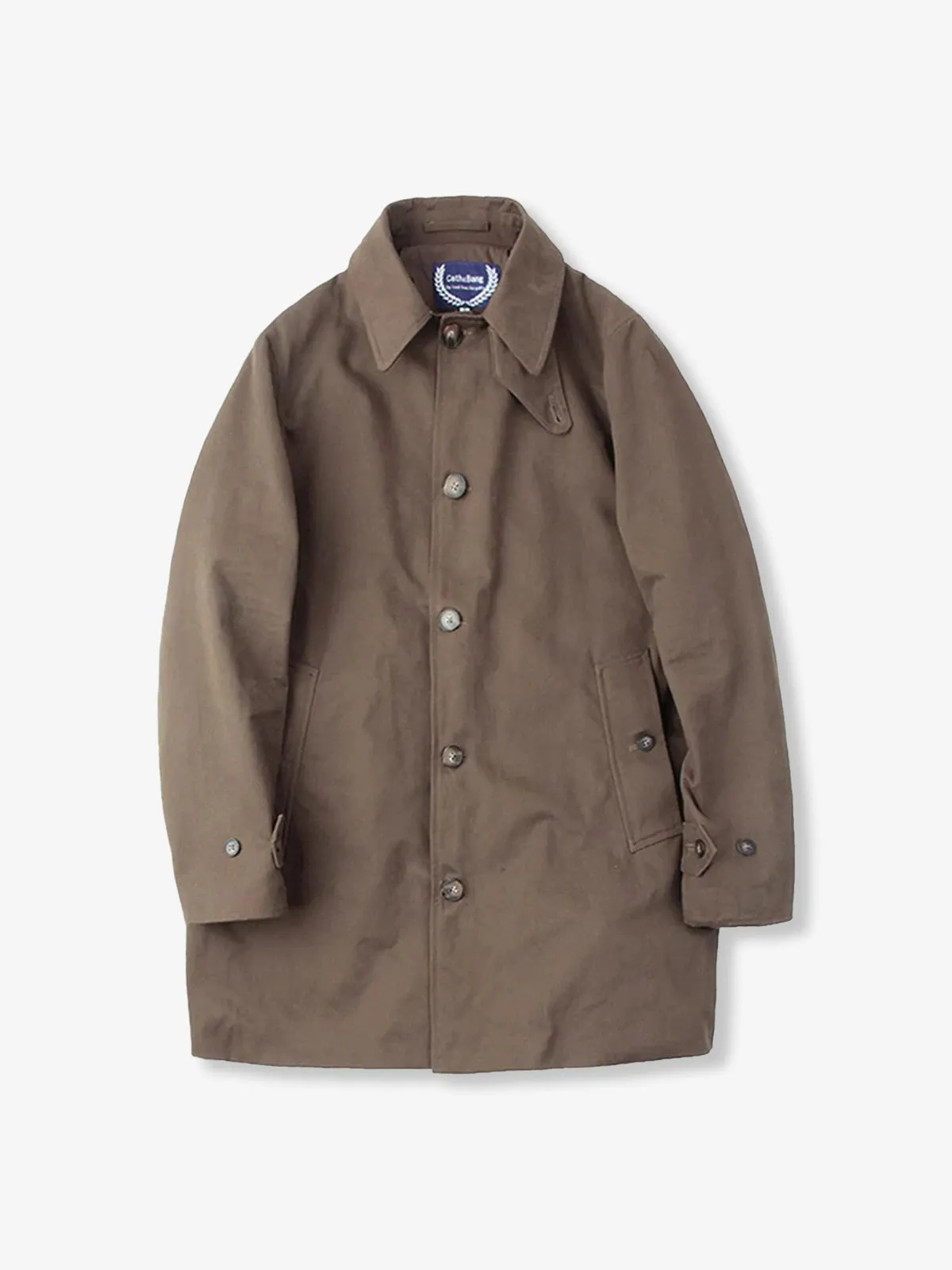 Corduroy Collar Balmacaan Coat sold by Karaku product image thumbnail 2