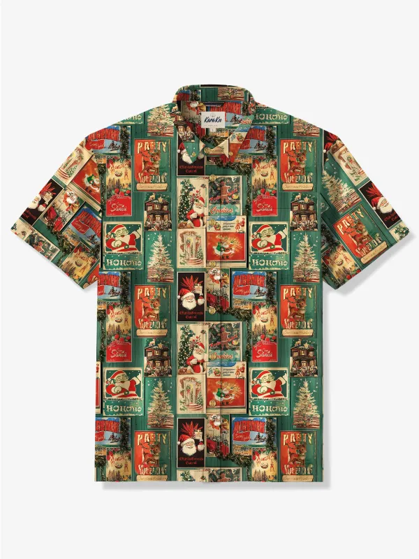 Vintage Christmas Christmas Cotton Shirt sold by Karaku