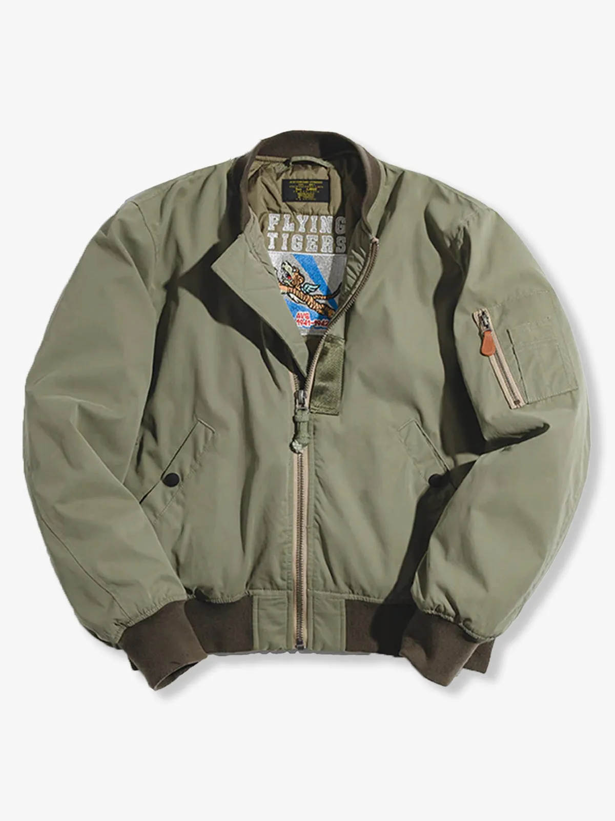 Quilted Lining Padded MA-1 Flight Jacket sold by Karaku product image thumbnail 2