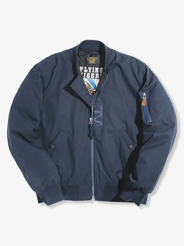 Quilted Lining Padded MA-1 Flight Jacket sold by Karaku