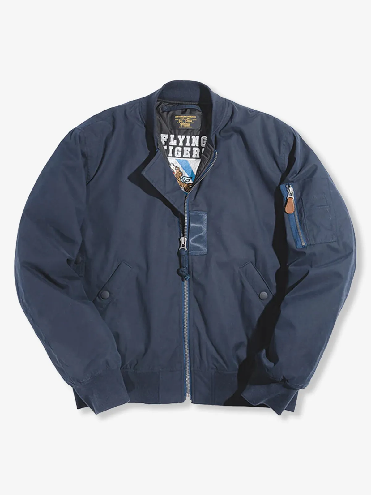 Quilted Lining Padded MA-1 Flight Jacket sold by Karaku