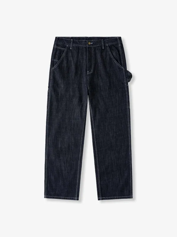 Denim Work Pants with Tool Loop sold by Karaku