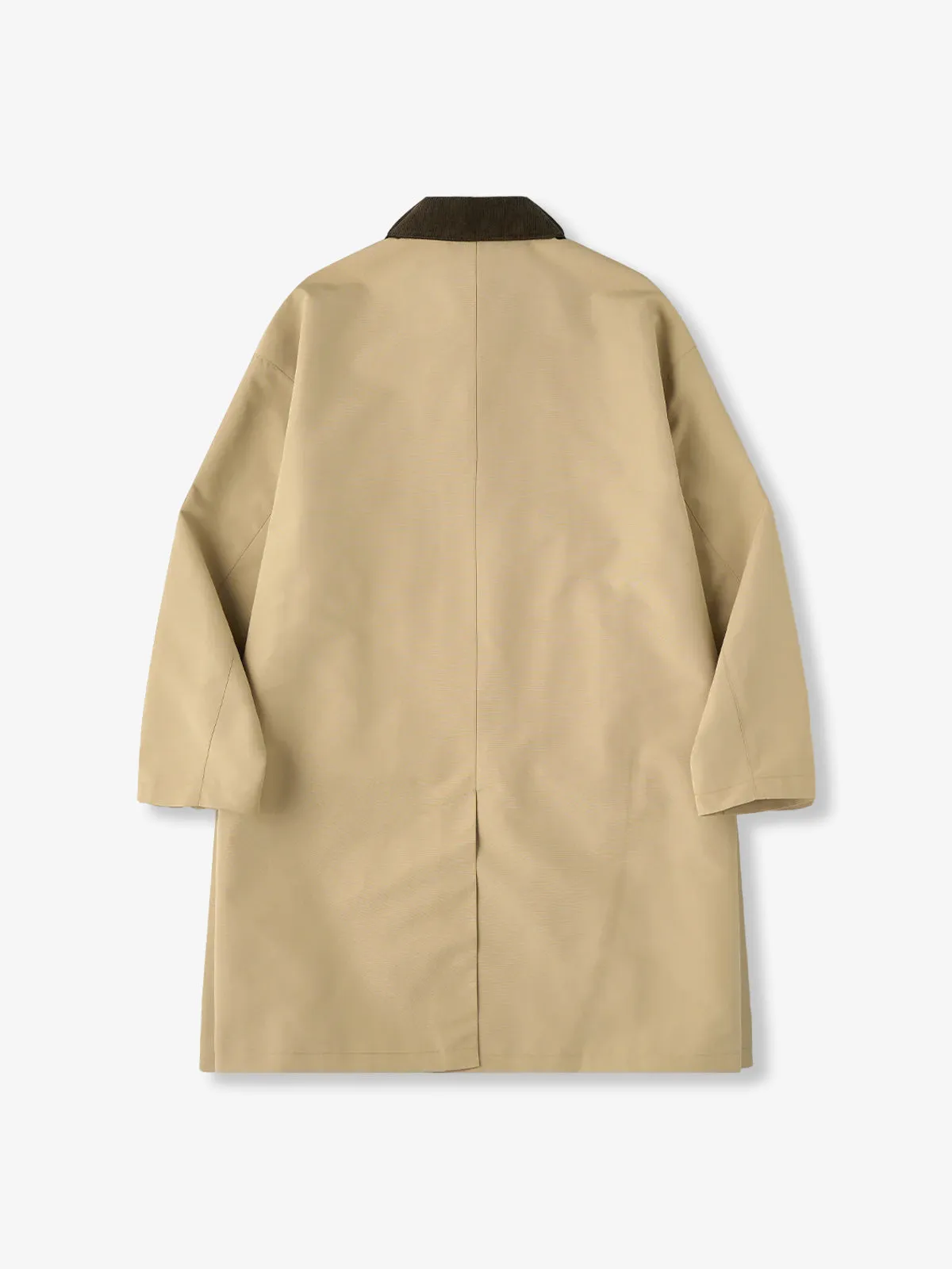 Corduroy Collar Functional Balmacaan Coat sold by Karaku product image thumbnail 2