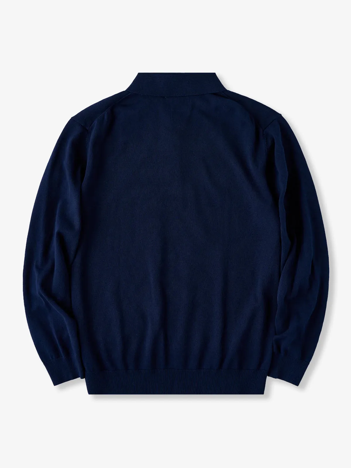 Clean-Fit Cotton Knit Polo Shirt with Shell Buttons sold by Karaku product image thumbnail 5