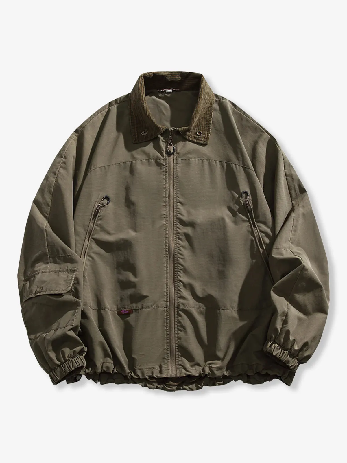 Urban Outdoor Corduroy Collar Raglan Mountain Jacket sold by Karaku